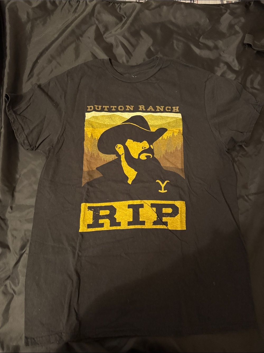 RIP Graphic Tee - Black & Gold